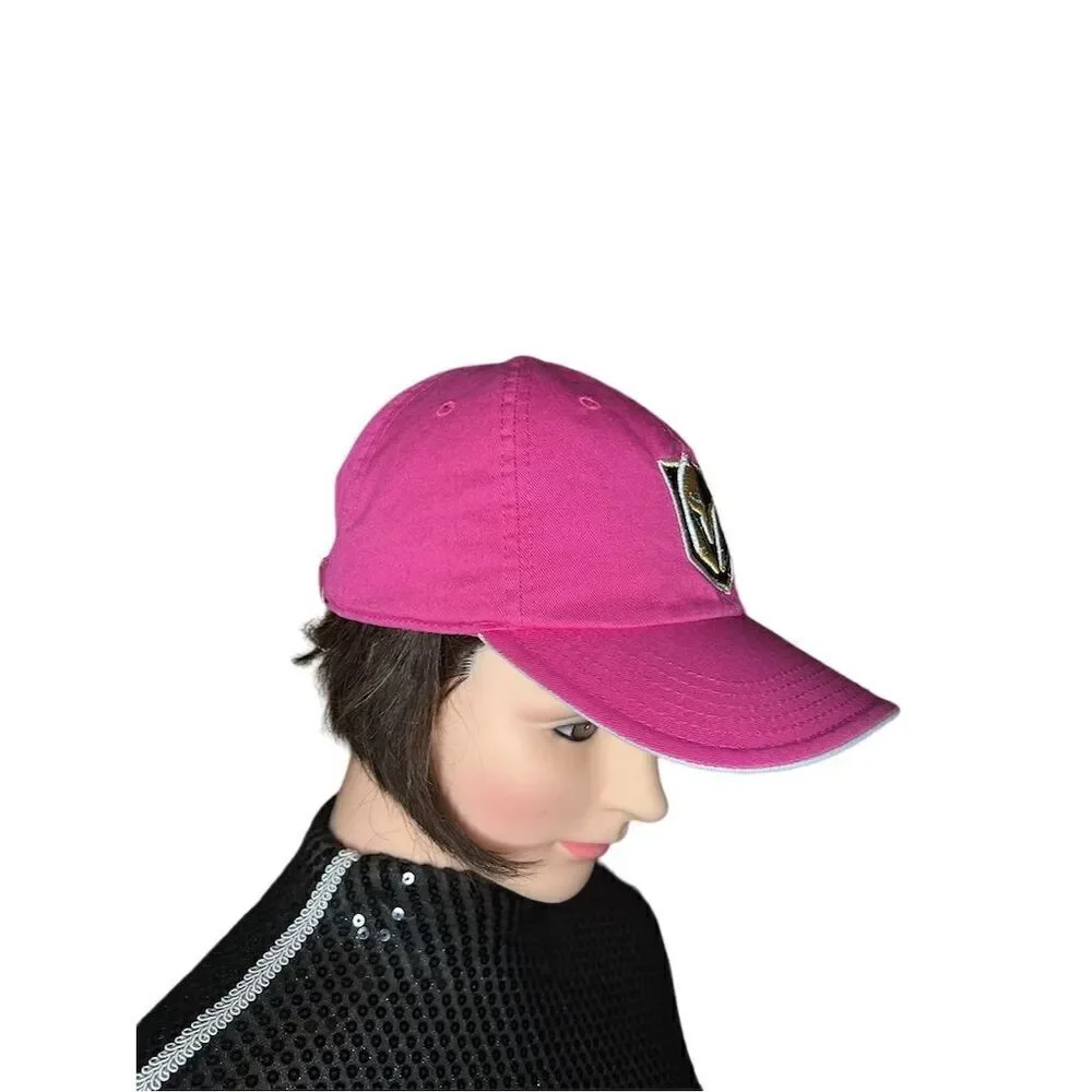 Vegas Golden Knights Youth Pink Adjustable Hat NHL Hockey Cap